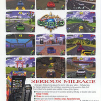 Cruis'n World Sit-Down Arcade Game Flyer