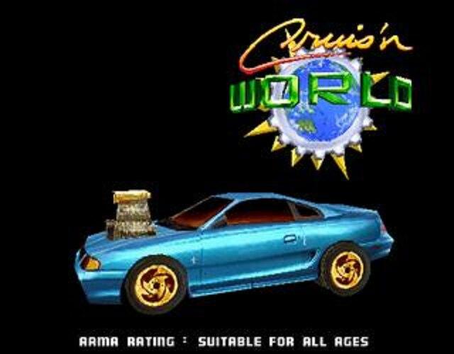 Cruis'n World Sit-Down Arcade Game Screen Shot