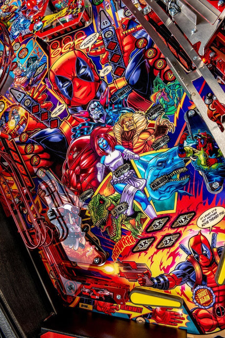 Deadpool Premium Pinball Machine Detail 12