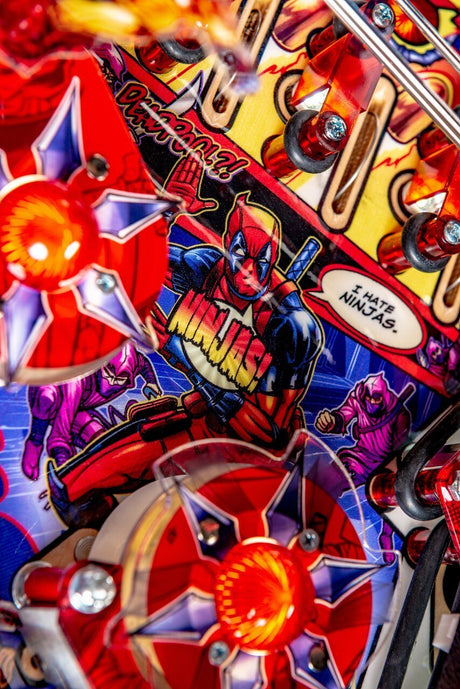 Deadpool Pinball Machine Pro Cabinet 16