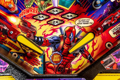 Deadpool Pinball Machine Pro Cabinet 32