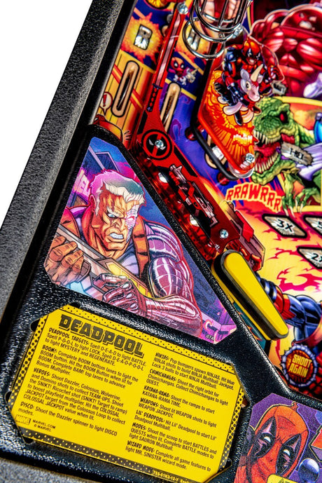 Deadpool Pinball Machine Pro Cabinet 9