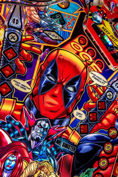 Deadpool Pinball Machine Pro Cabinet 29