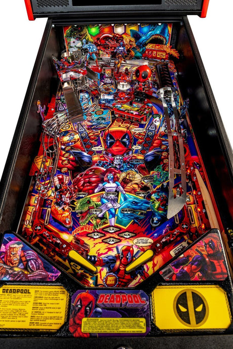 Deadpool Pinball Machine Pro Cabinet 10