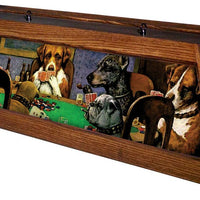 Dogs Playing Poker Pool Table (Brown)