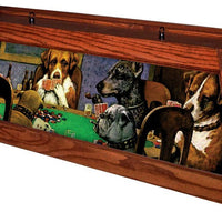 Dogs Playing Poker Pool Table (Brick)