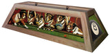 Dogs Playing Pool Billiard Light Stainable Raw Wood