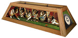 Dogs Playing Pool Billiard Light (oak)