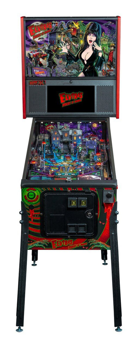 Elvira's House of Horrors Premium Pinball Machine Front