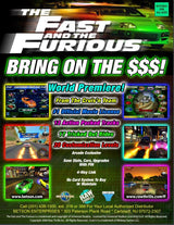 Fast and the Furious Arcade Brochure