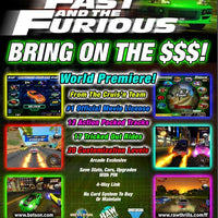 Fast and the Furious Arcade Brochure