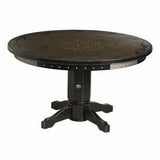 Harley-Davidson Poker Table & Chairs Set Vintage Black Finish - Gameroom Goodies