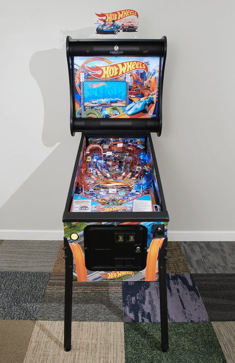 Hot Wheels Pinball Machine by American Pinball - Gameroom Goodies