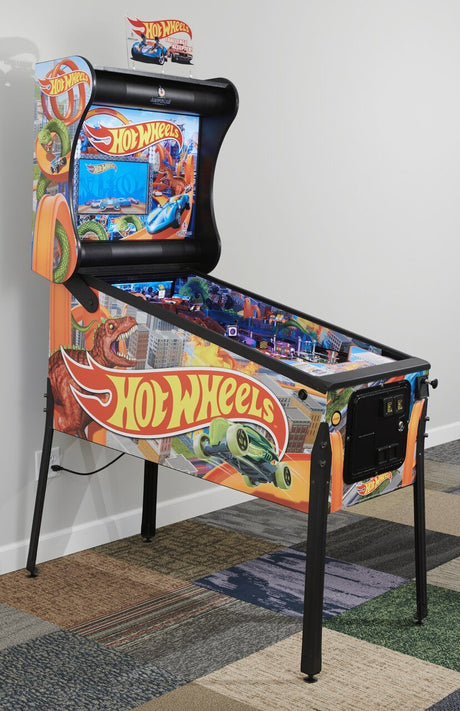 Hot Wheels Pinball Machine by American Pinball - Gameroom Goodies