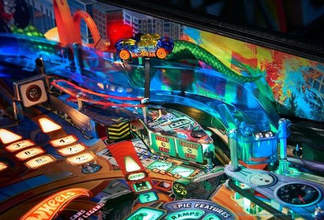 Hot Wheels Pinball Machine by American Pinball - Gameroom Goodies