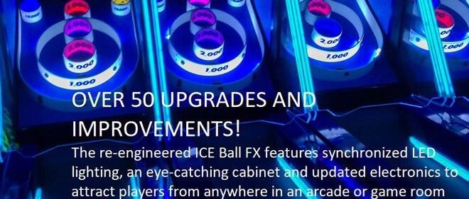 Ice Ball FX Skee Ball Alley Bowler - Gameroom Goodies