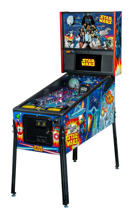 Star Wars Comic Art Pro Pinball Machine front right