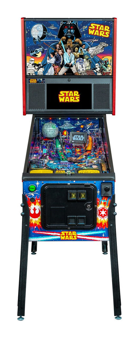 Star Wars Comic Art Pro Pinball Machine front