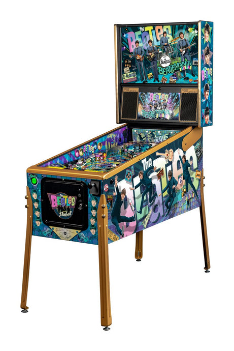 Beatles Gold Pinball Machine Cabinet 1