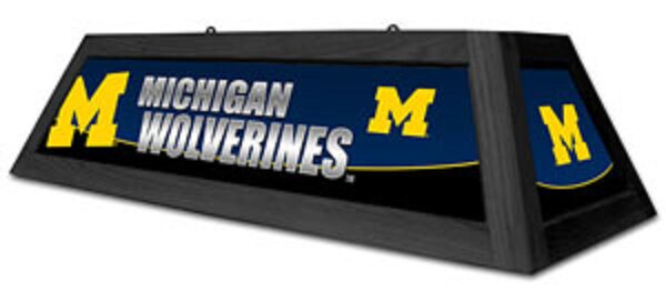 Michigan Wolverines Spirit Pool Table Light