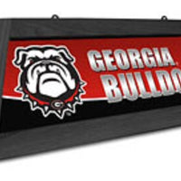 Georgia Bulldogs Spirit Pool Table Light (UGABSL421) Right