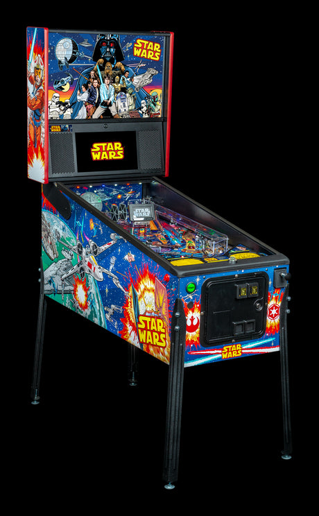 Star Wars Comic Art Pro Pinball Machine front left