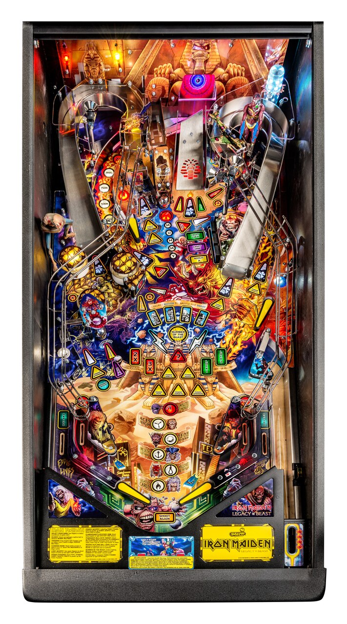 Iron Maiden Premium Pinball Machine Playfield