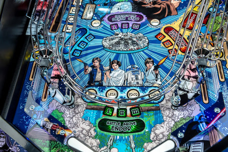 Star Wars Comic Art Premium Pinball Machine detail 12