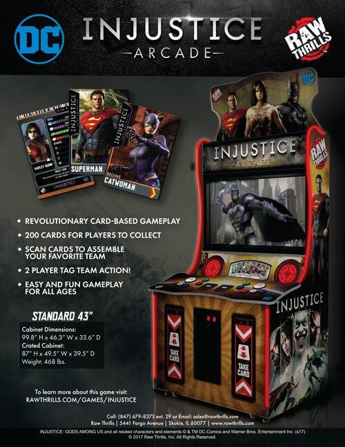 Injustice Arcade Game - Gameroom Goodies