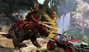 【新品】JURASSIC / LIVE THE WILD SIDE　赤ケース Jurassic World Mighty Little Biters Triceratops Collectible