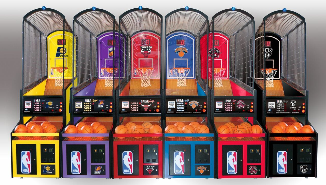 NBA Hoops Basketball Arcade Refurbished – Gameroom Goodies
