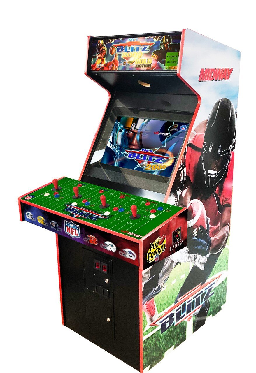 NFL Blitz 2000 Gold Arcade Video Game - Gameroom Goodies