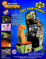 
              Nicktoons Nitro Racing Arcade Game - Gameroom Goodies
            