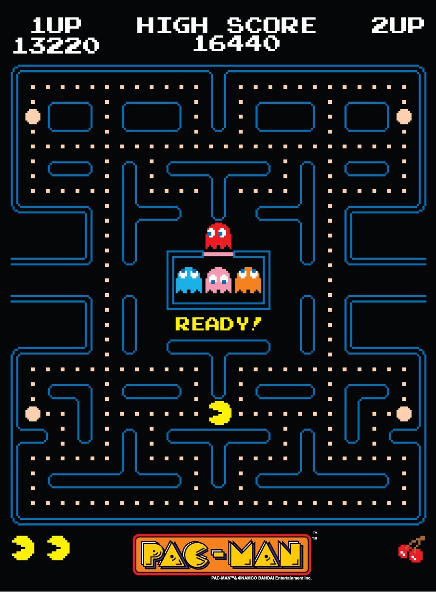 Pacman Rug - Gameroom Goodies