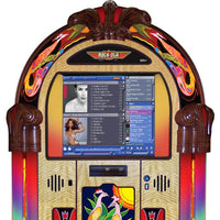 Rock-ola Bubbler Digital Jukebox Music Center Peacock - Gameroom Goodies
