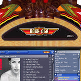 Rock-ola Bubbler Digital Jukebox Music Center Peacock - Gameroom Goodies