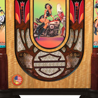 
              Rock-ola Harley Davidson American Beauties Bubbler Digital Jukebox Music Center - Gameroom Goodies
            