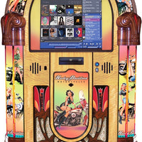 Rock-ola Harley Davidson American Beauties Bubbler Digital Jukebox Music Center - Gameroom Goodies