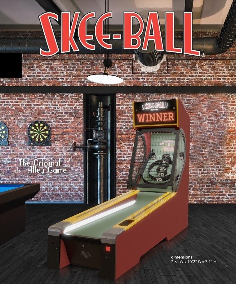 Skee-Ball Classic Alley Home Arcade Game - Gameroom Goodies