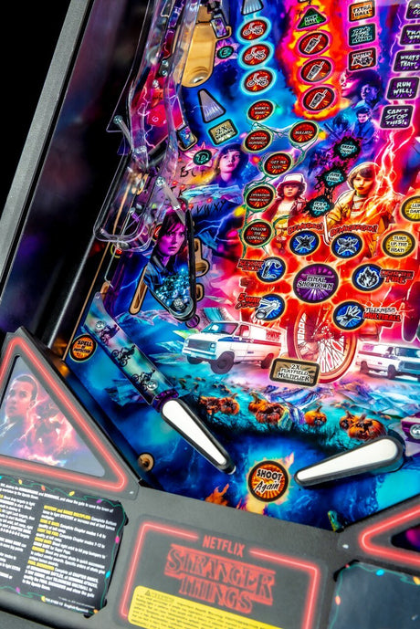 Stranger Things Pinball Machine Premium By Stern Pinball - Gameroom Goodies