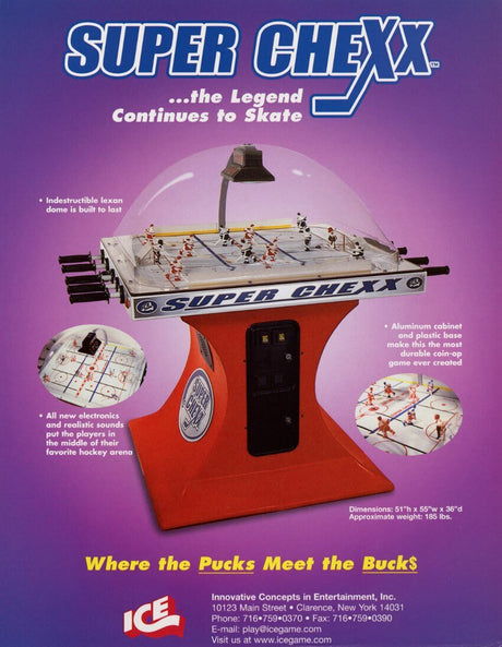 Super Chexx Bubble Stick Hockey - Gameroom Goodies