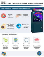 
              Token Dispensing American Changer AC6007 Cash & Credit Cards - Gameroom Goodies
            
