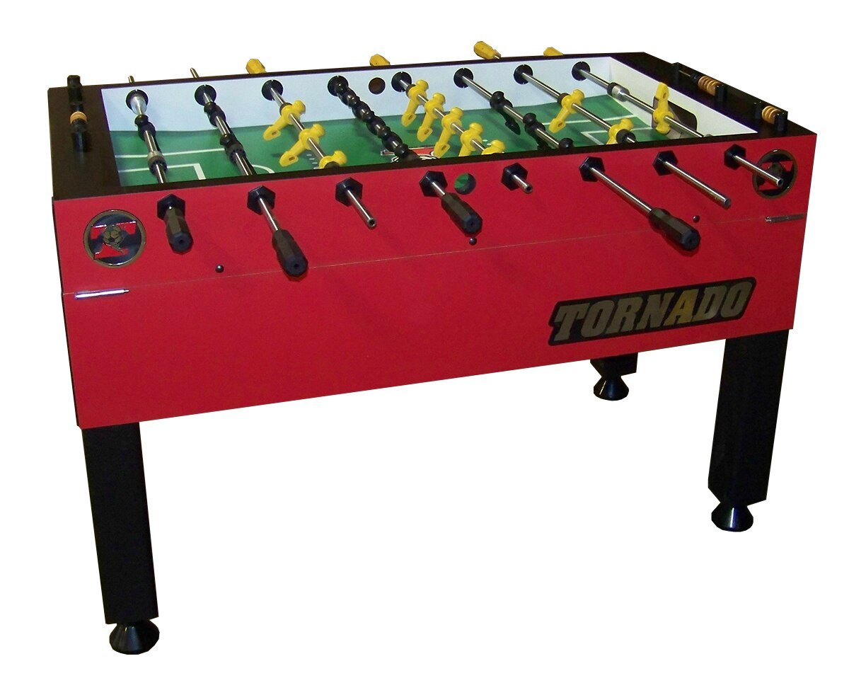 Tornado Foosball Table Coin Operated – Gameroom Goodies