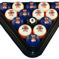 University of Illinois Pool Ball Sets - Gameroom Goodies