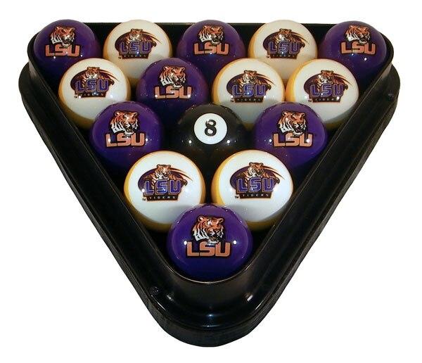 University of LSU Tigers Pool Ball Sets - Gameroom Goodies