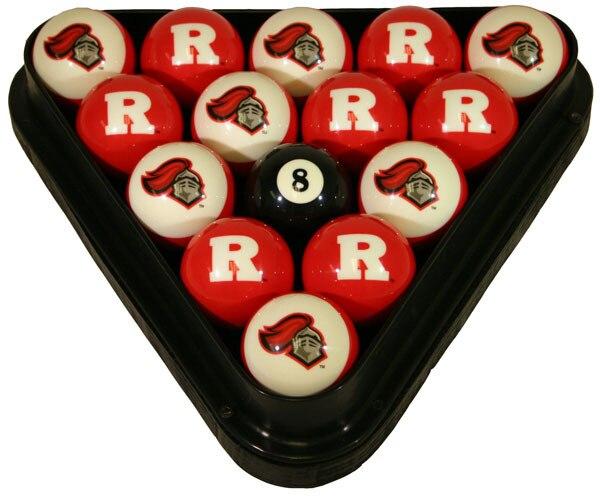 University of New Jersey Rutgers Pool Ball Set - Gameroom Goodies