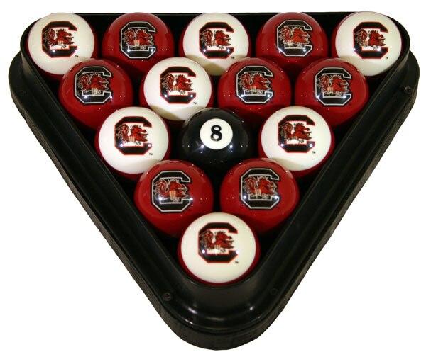 University of South Carolina Gamecocks Pool Ball Sets - Gameroom Goodies