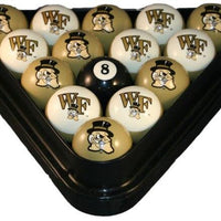 University of Wake Forest Demon Deacons Pool Ball Sets - Gameroom Goodies