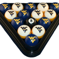 University of West Virginia Mountaineers Pool Ball Sets - Gameroom Goodies