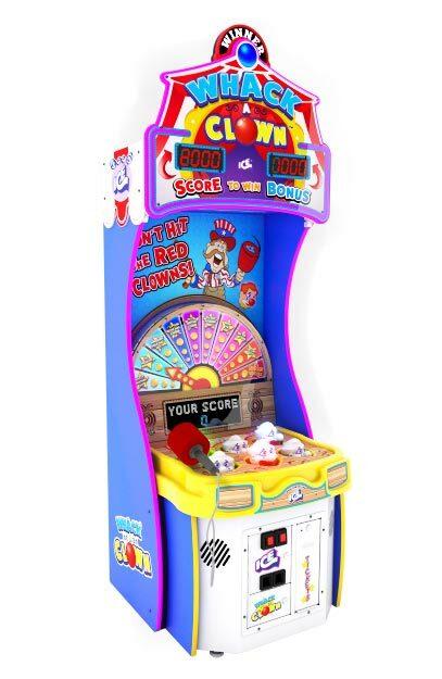 Whack-a-Clown Redemption Arcade Game - Gameroom Goodies